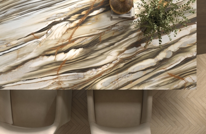 Гранитогрес The Room Calacatta Oyster 60/120см гланц