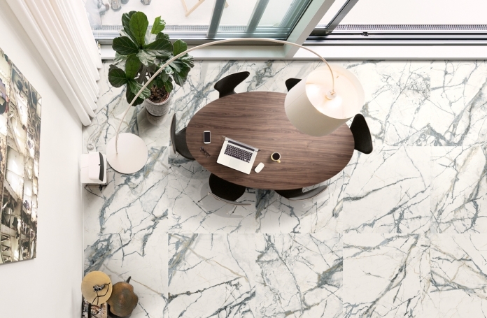 Гранитогрес The Room Inv White 60/120см гланц