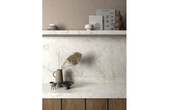 Гранитогрес Aesthetica Calacatta Extra White 120/120см гланц