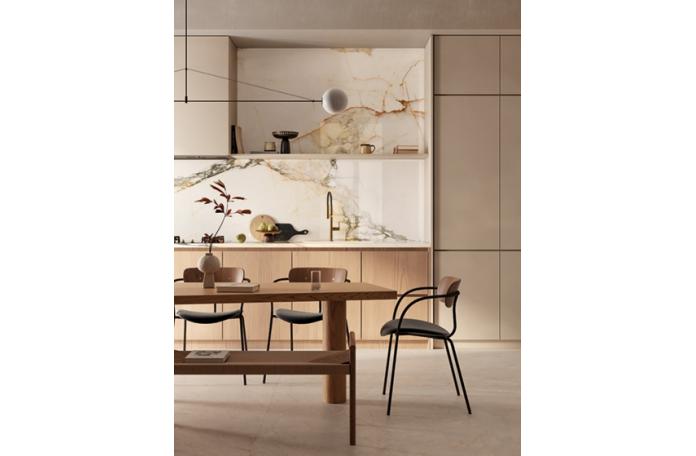 Гранитогрес Aesthetica Calacatta Paonazzo 120/120см сатен/мат
